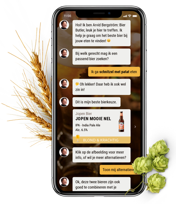 Bier Butler app